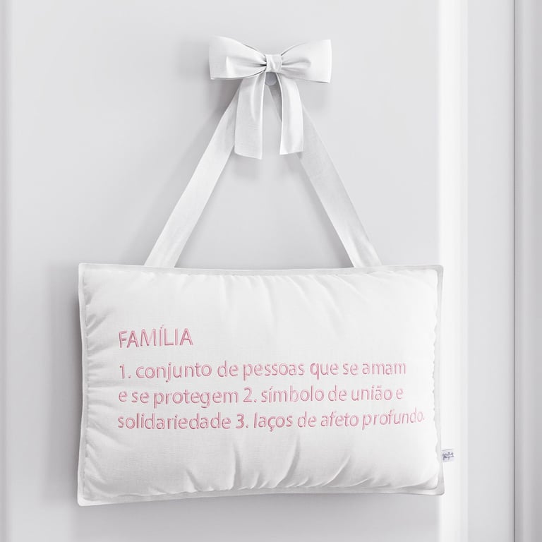 Porta Maternidade Família é Rosa