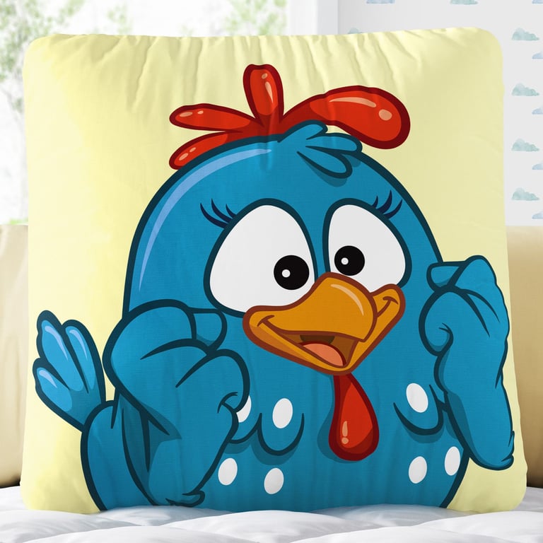 Almofada Quadrada Galinha Pintadinha 30cm