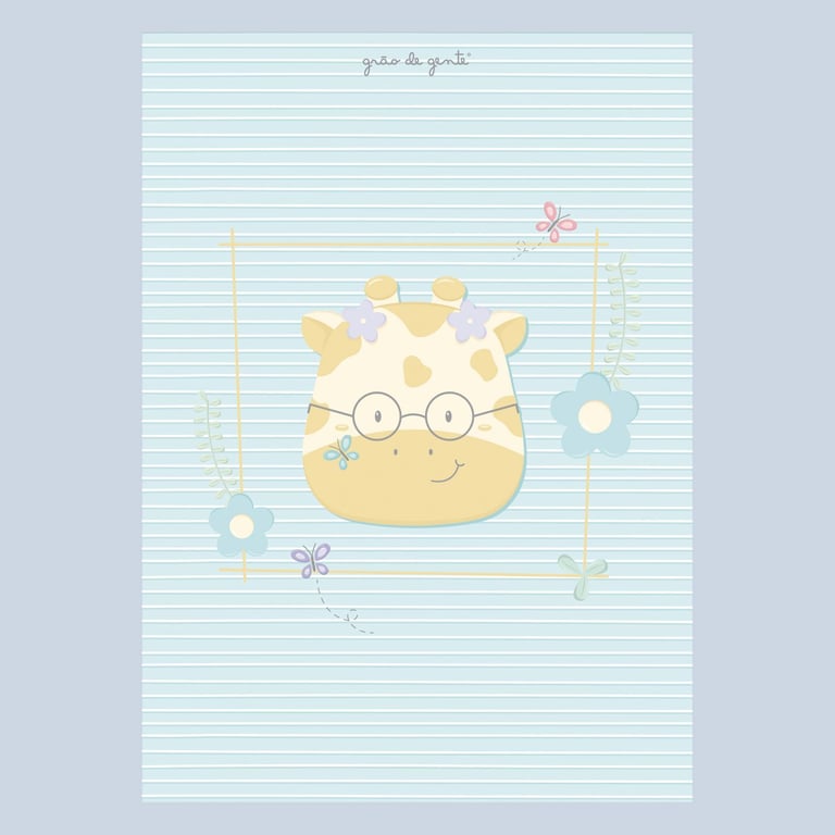 Kit Pôster Adesivo Amiguinhos Safári Coloridos 5 peças — vista alternativa