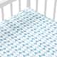 Lençol Berço com Elástico Triângulos Azul - imagem 4