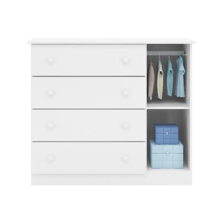 Cômoda Infantil Branco com Porta Helena — vista alternativa