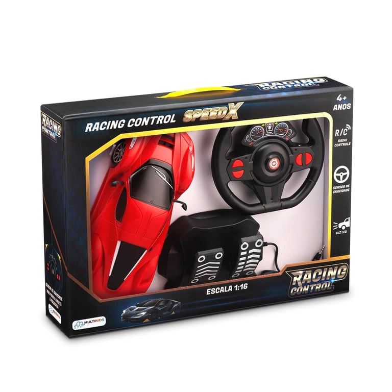 Carrinho Racing Control Speed X Vermelho