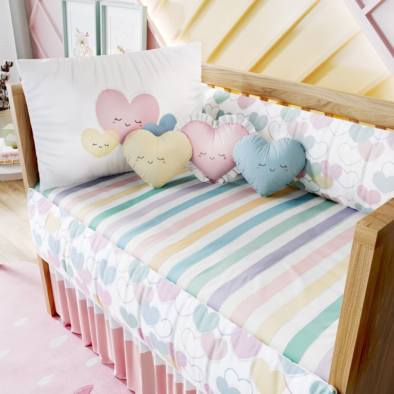 Kit Berço Família Coração