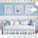 Kit Cama Babá Amiguinhos Nuvem Azul - imagem 5