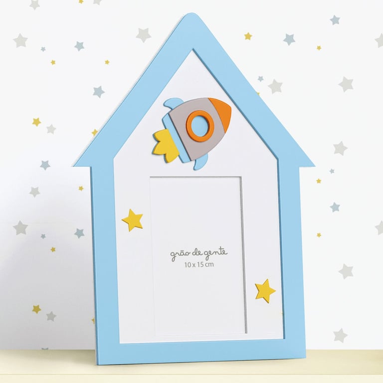 Porta Retrato MDF Patchwork 10cm x 15cm