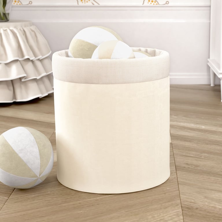 Cesto Organizador para Brinquedos Palha 35cm