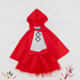 Fantasia Chapeuzinho Vermelho Bebê 3 Peças - imagem 3
