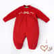 Saída Maternidade Lacinho Vermelho 02 Peças - imagem 5