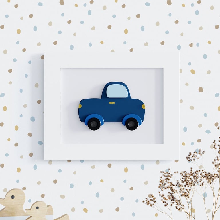 Quadro Caminhonete Azul 25cm — vista alternativa