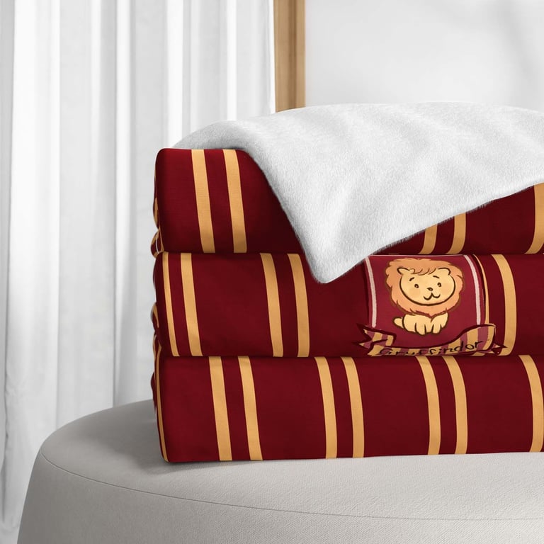 Manta Infantil Solteiro Harry Potter Grifinória 1,20M