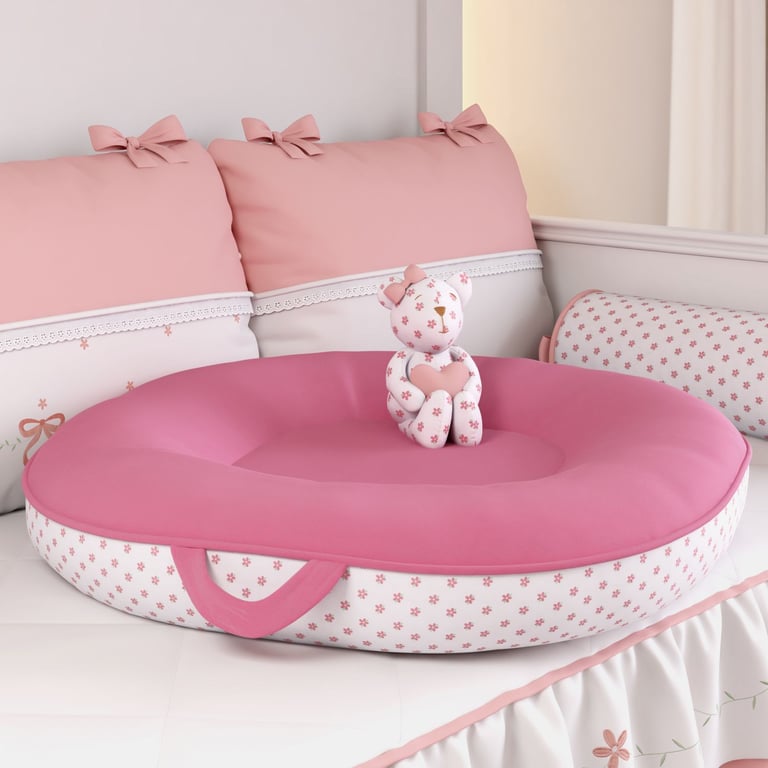 Ninho Floral Sophia Rosé 75cm