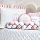 Kit Berço Trança Menina Princesa Rosa - imagem 6