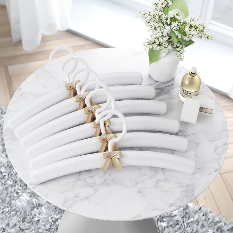 Kit Cabides Branco/Bege