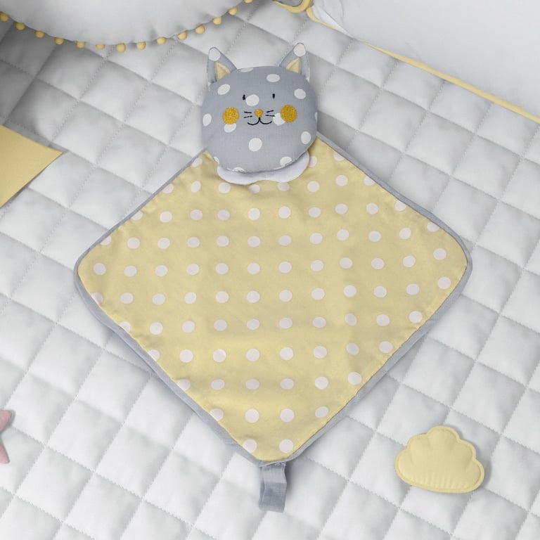 Naninha De Bebê Amiguinho Gatinho Amarelo
