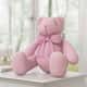 Ursinha Rosa Listrada com Laço 34cm - imagem 1