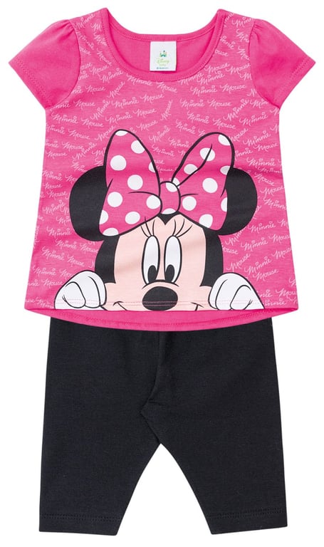 Conjunto Curto Bebê Minnie