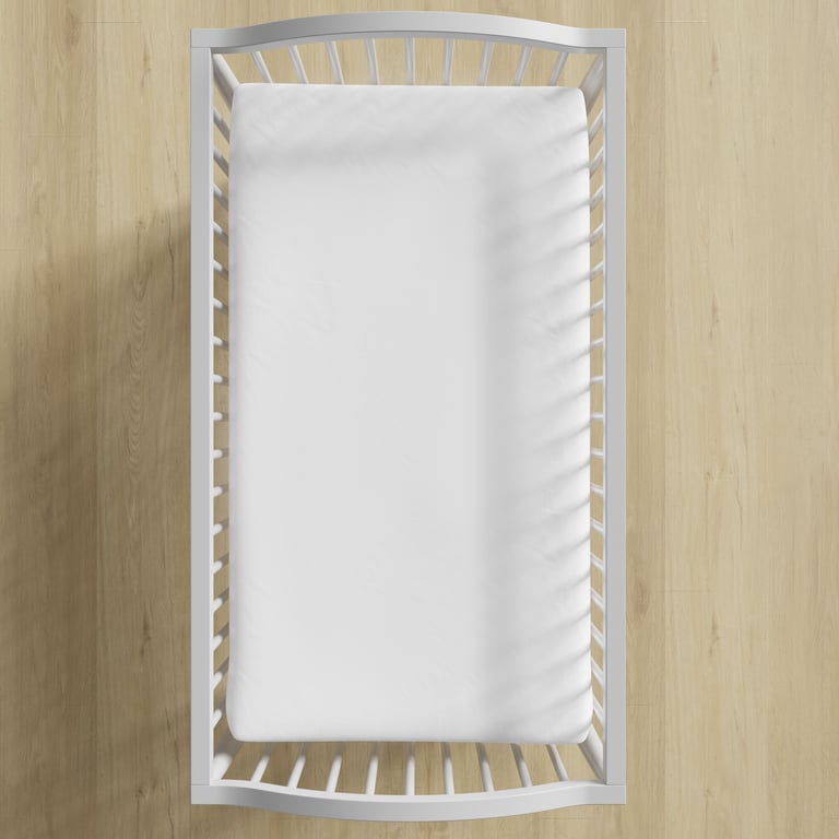 Lençol Berço com Elástico Branco — vista alternativa