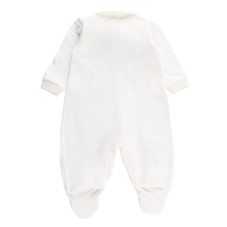 Saída de Maternidade Din Don Detalhe Colete Bordado Flores Off White — vista alternativa