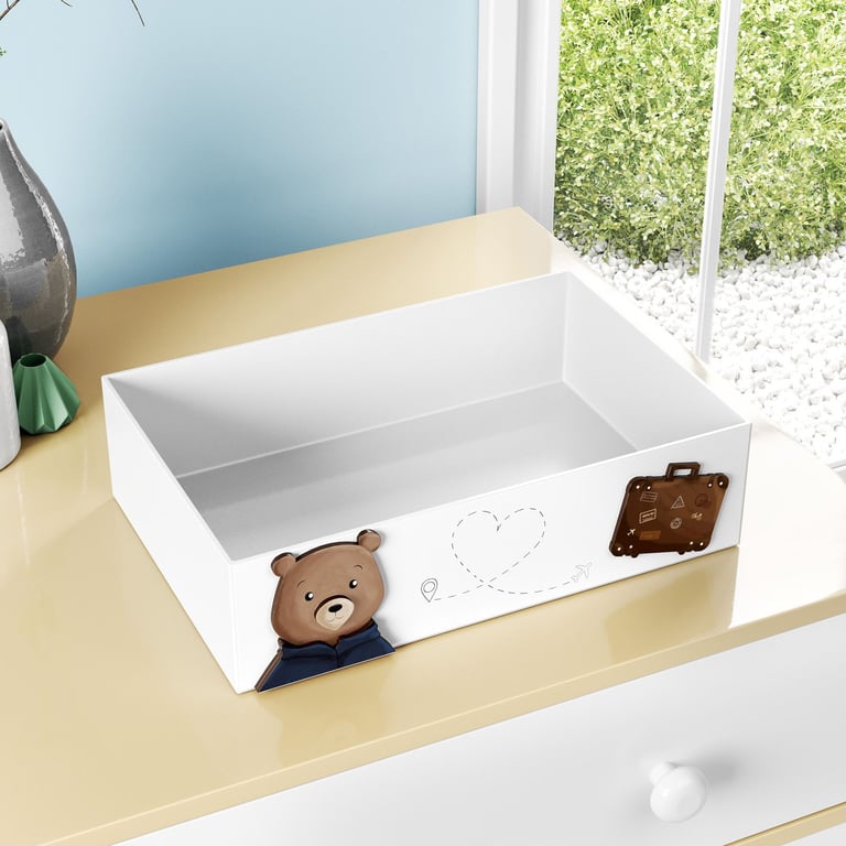 Bandeja MDF Teddy Pelo Mundo