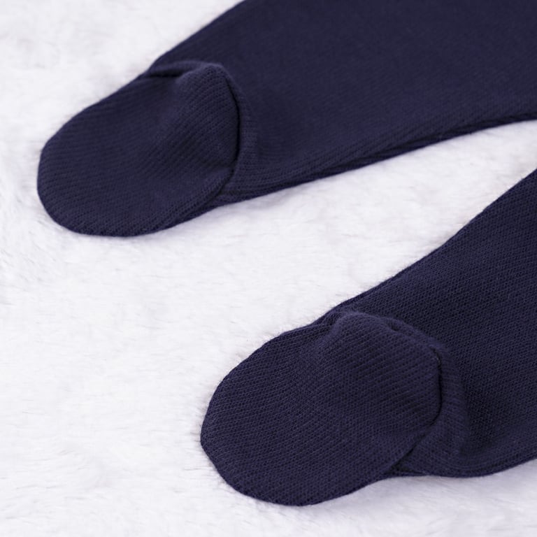 Calça Bebê Malha Tricotada Azul Marinho