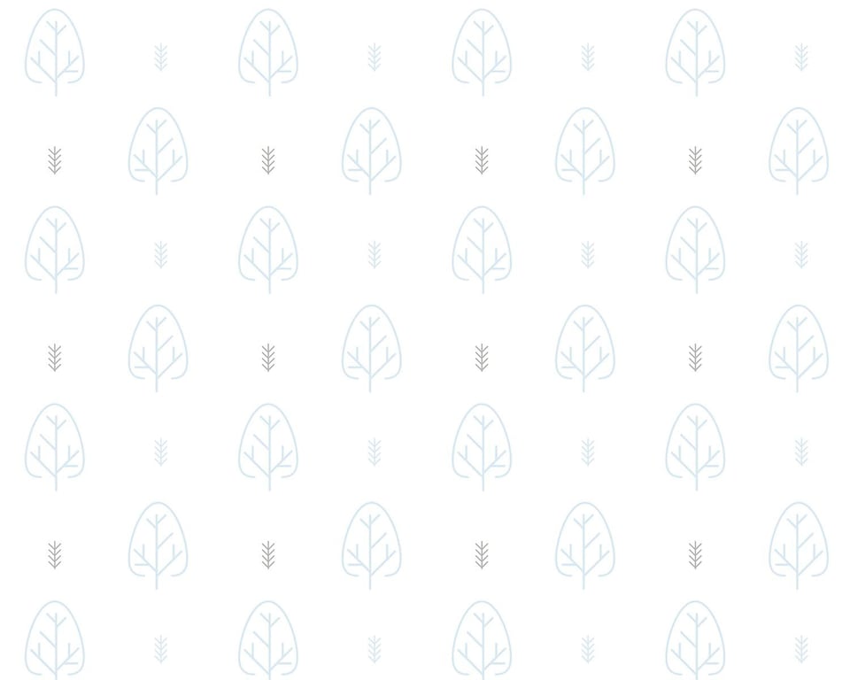 Papel de Parede Setas e Árvores Preto e Cinza