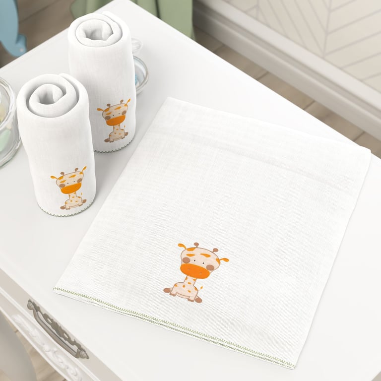 Jogo de Fraldas Ombro Brincadeira na Selva com 3