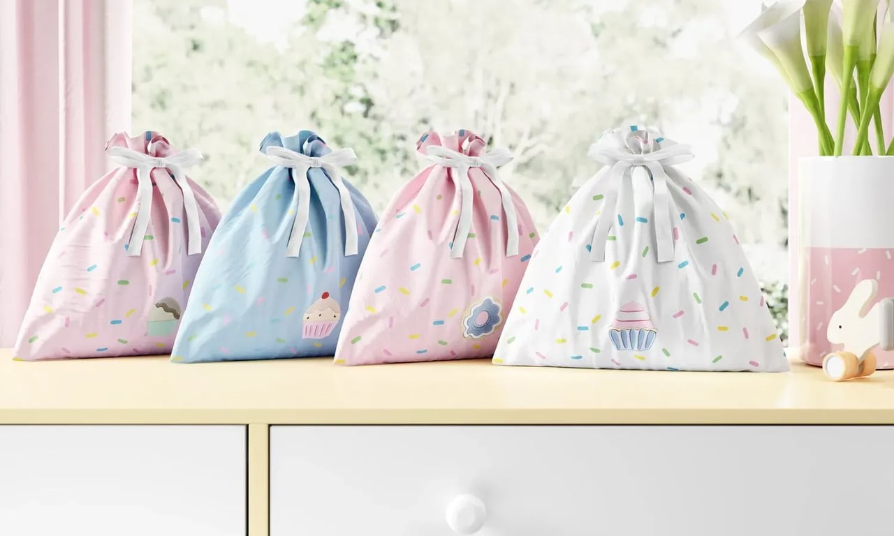 Saquinho Maternidade para Roupinhas Cupcake — vista alternativa