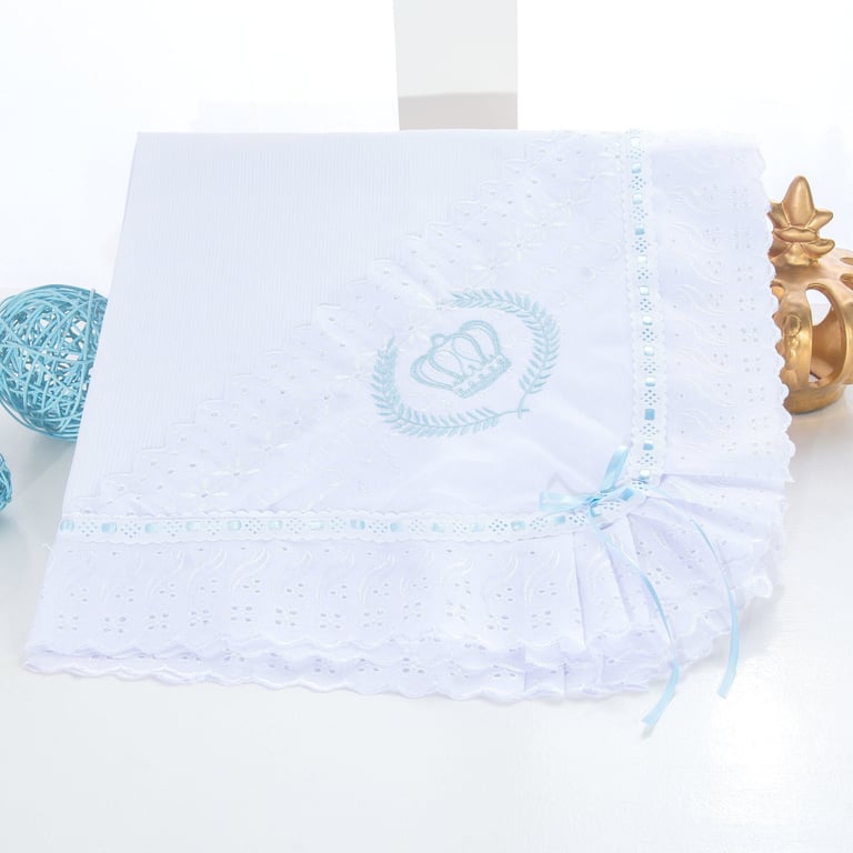 Manta Vira de Lese Azul 86cm