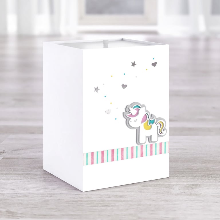 Lixeira Unicórnio 3D