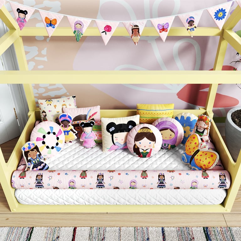 Kit Montessoriano Meninas do Mundo — vista alternativa