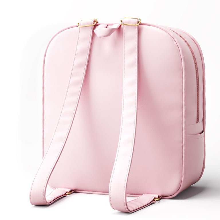 Mochila Maternidade Amiguinha Nuvem Rosa 36cm — vista alternativa