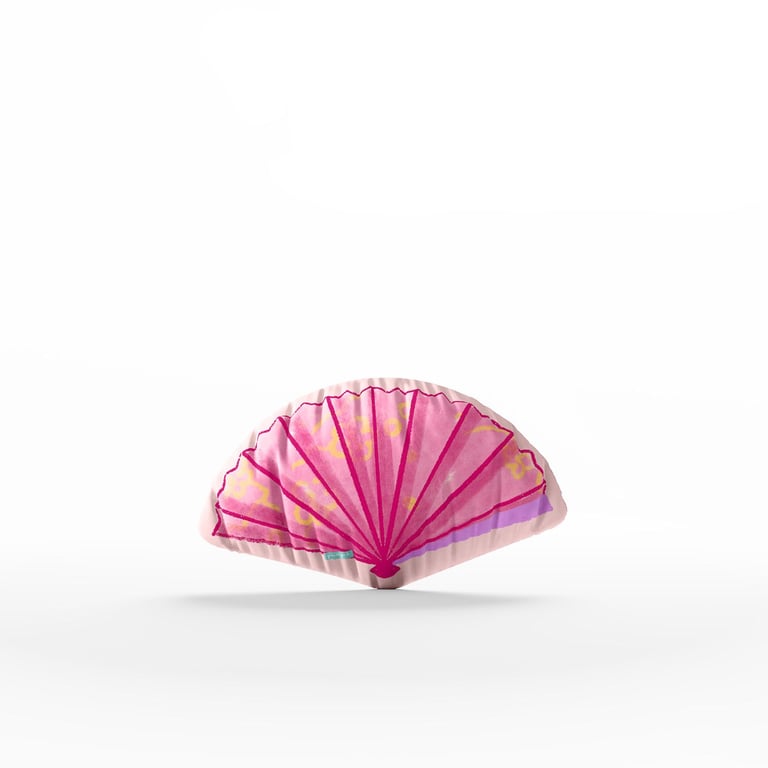 Almofada Leque Cor-de-Rosa 33cm