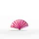 Almofada Leque Cor-de-Rosa 33cm - imagem 2