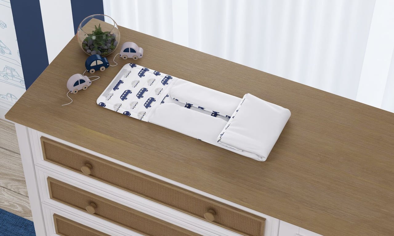 Trocador de Fraldas Portátil Carrinhos 85x40cm — vista alternativa