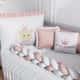 Kit Berço Trança Princesa Ursinha Rosé - imagem 3