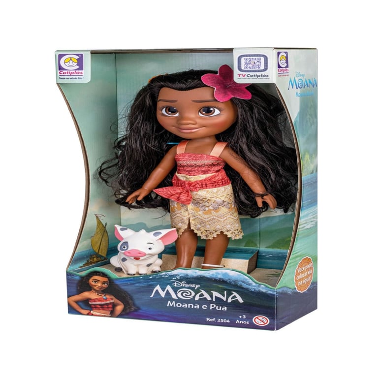 Boneca Moana e Pua Disney