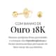 Pulseira Infantil Trevo de Quatro Folhas com Zircônia Ouro - imagem 3