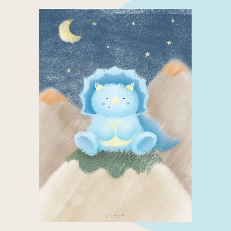 Pôster Adesivo Dino Trici