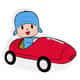 Tapete Pocoyo no Carro 76cm - imagem 5