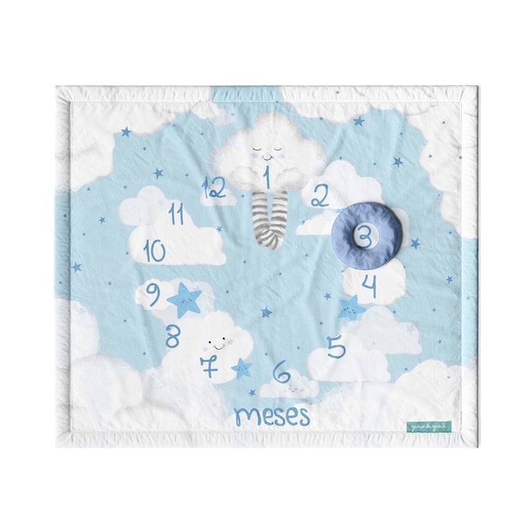 Tapete Mesversário Nuvem de Algodão Rosa — vista alternativa