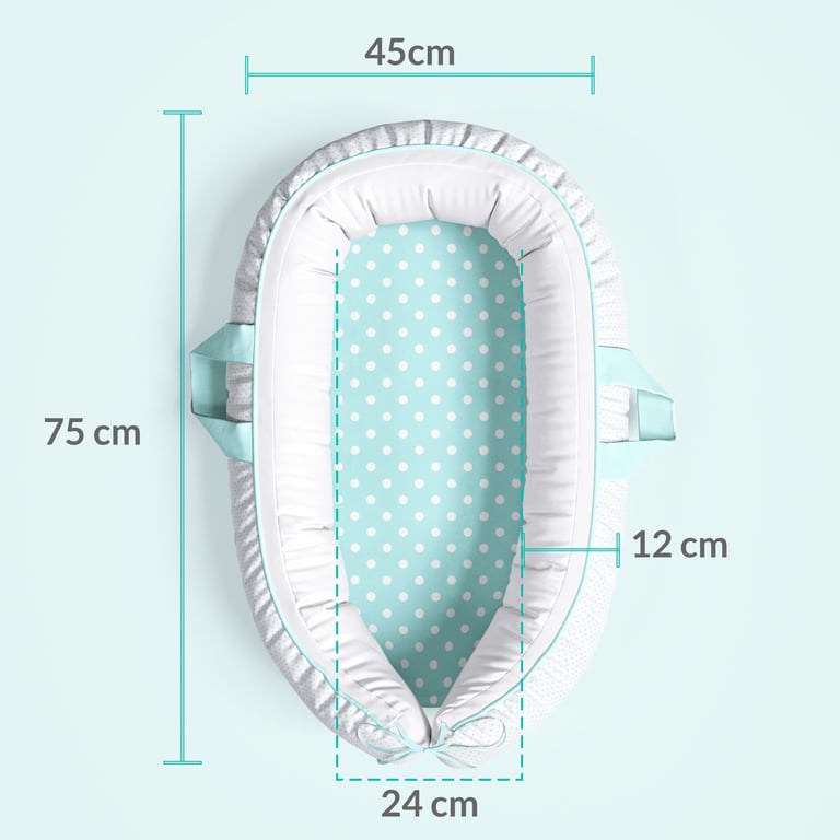 Ninho para Bebê Redutor de Berço Amiguinha Gatinha Rosa 75cm — vista alternativa