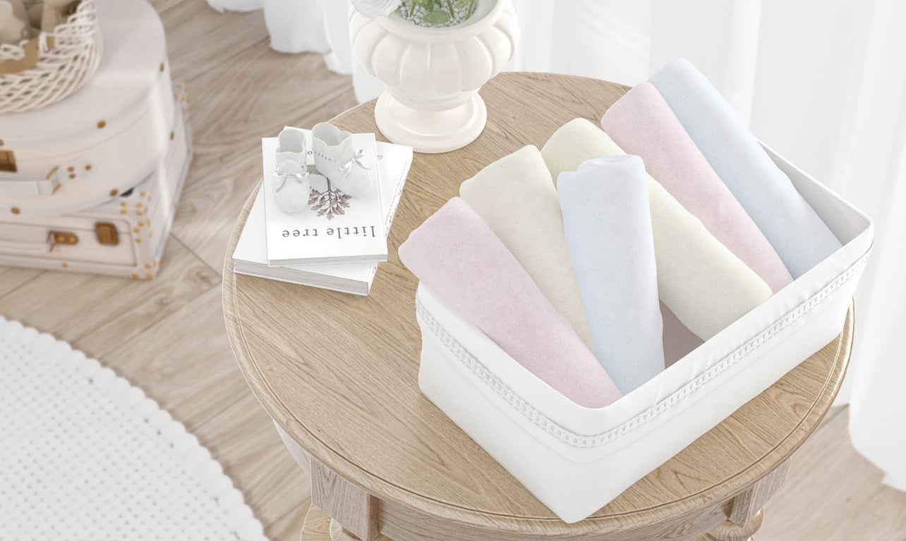 Cesto Organizador Branco Clássico 36cm