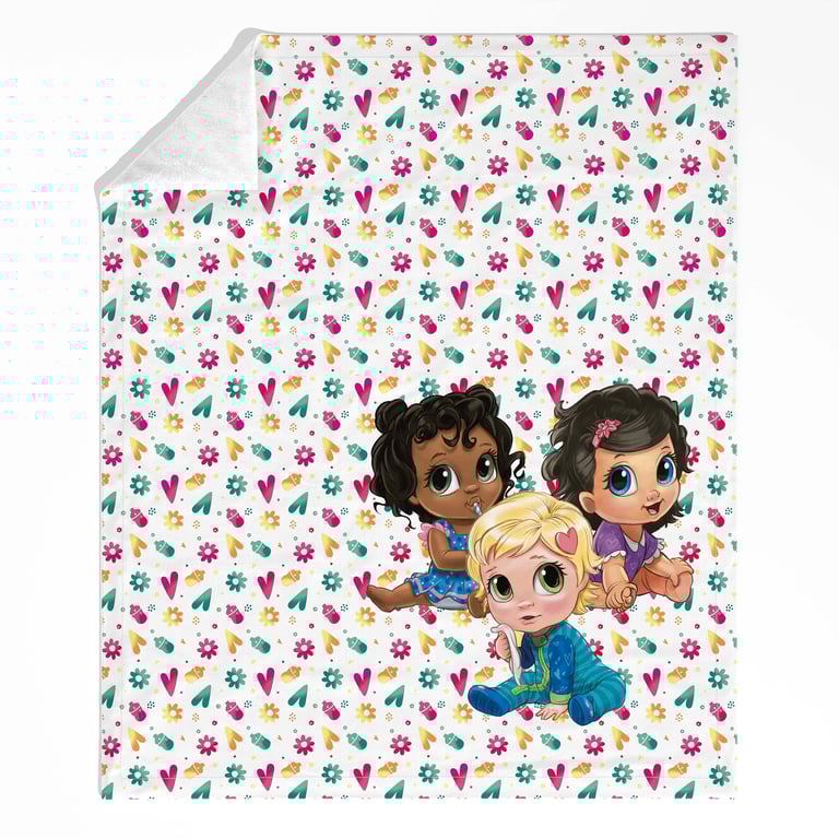 Manta Infantil Solteiro Dupla Face com Soft Baby Alive 1,20M