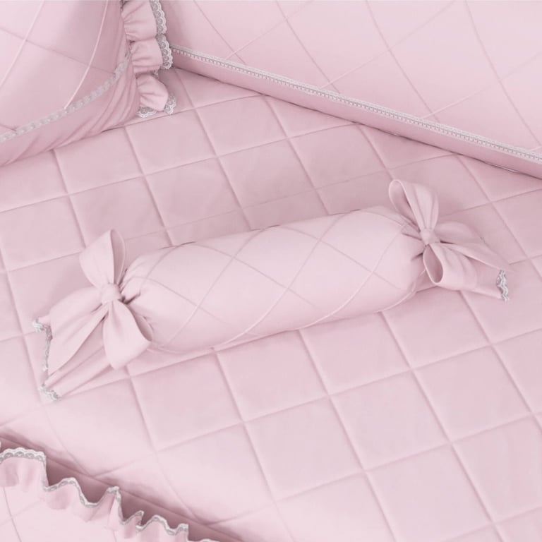 Almofada Apoio Bala Branco Clássico 60cm