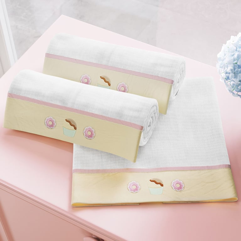 Fralda Toalha com Barra Doce Encanto 1,05m