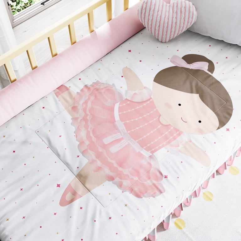 Edredom de Berço Bailarina Aninha