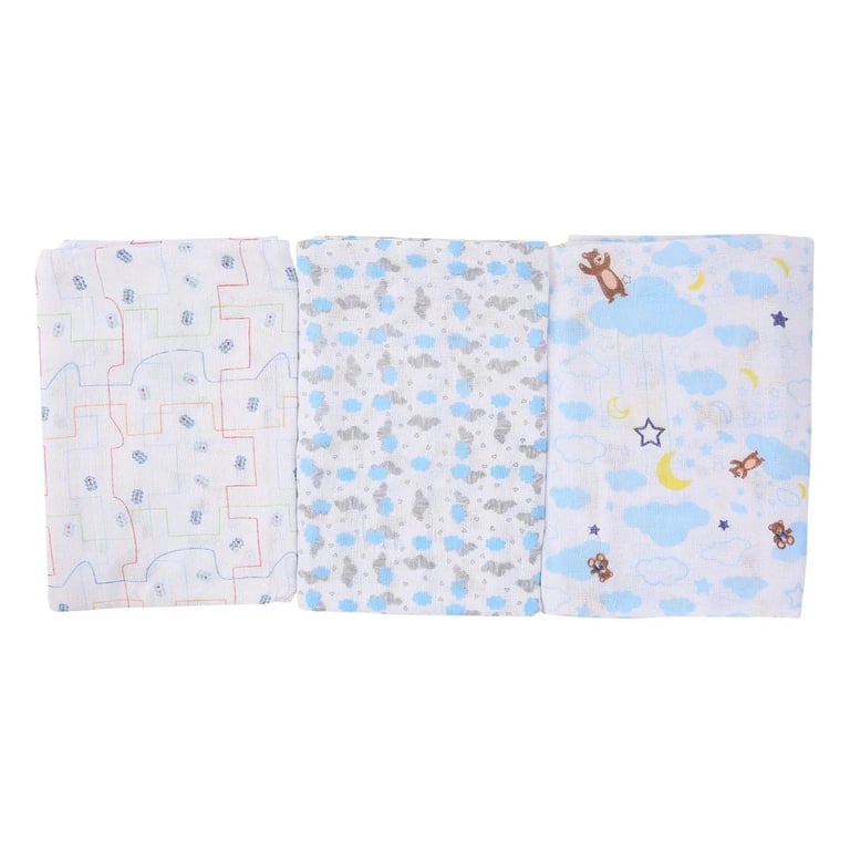 Kit Toalha Fralda Luxo Incomfral Azul