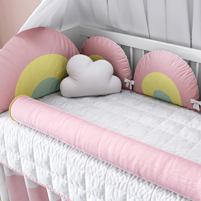 Kit Berço Amiguinhas Arco-íris