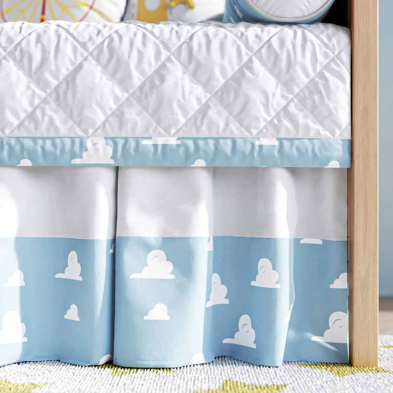 Saia de Cama Babá Nuvem Toy Story