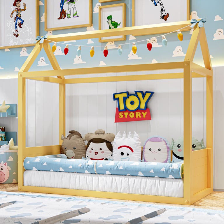 Kit Montessoriano Amiguinhos Toy Story Garfinho, Buzz, Jessie e Woody